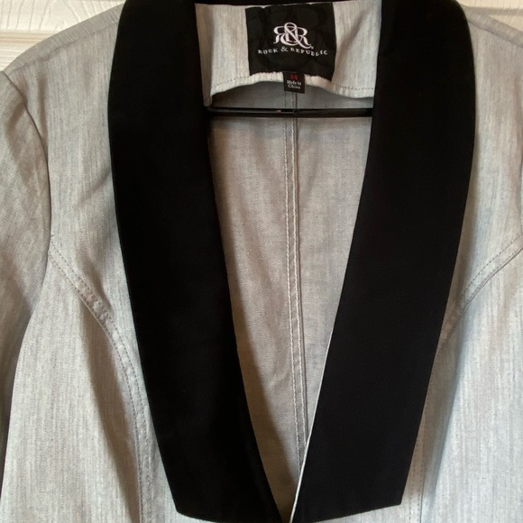 Rock & Republic Mod Tuxedo Style Jacket - Picture 3 of 11